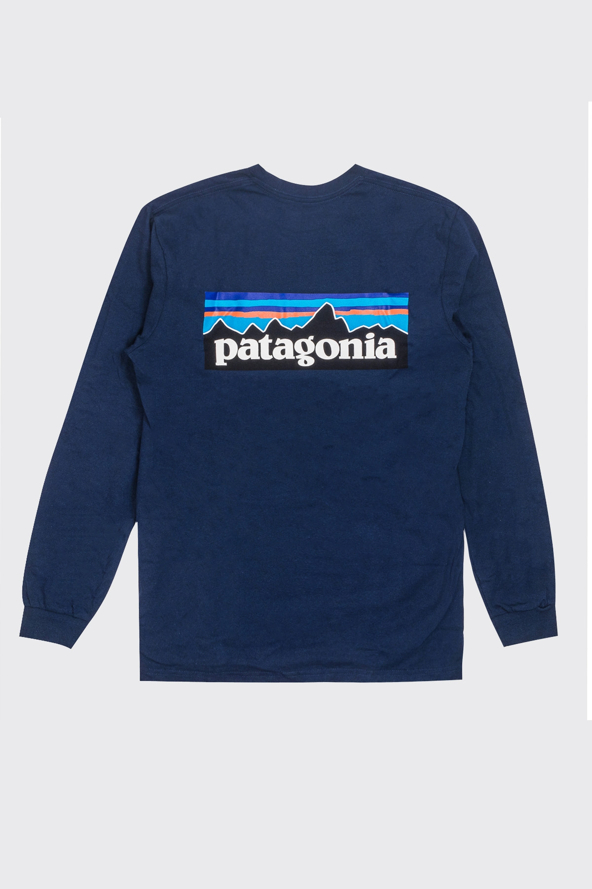 patagonia - L/S P-6 logo Responsibili-Tee - classic navy