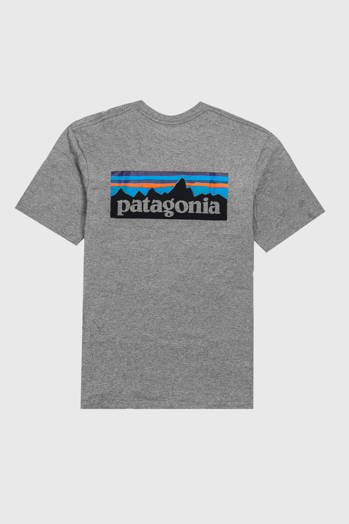 patagonia - P-6 logo Responsibili-Tee - Gravel Heather