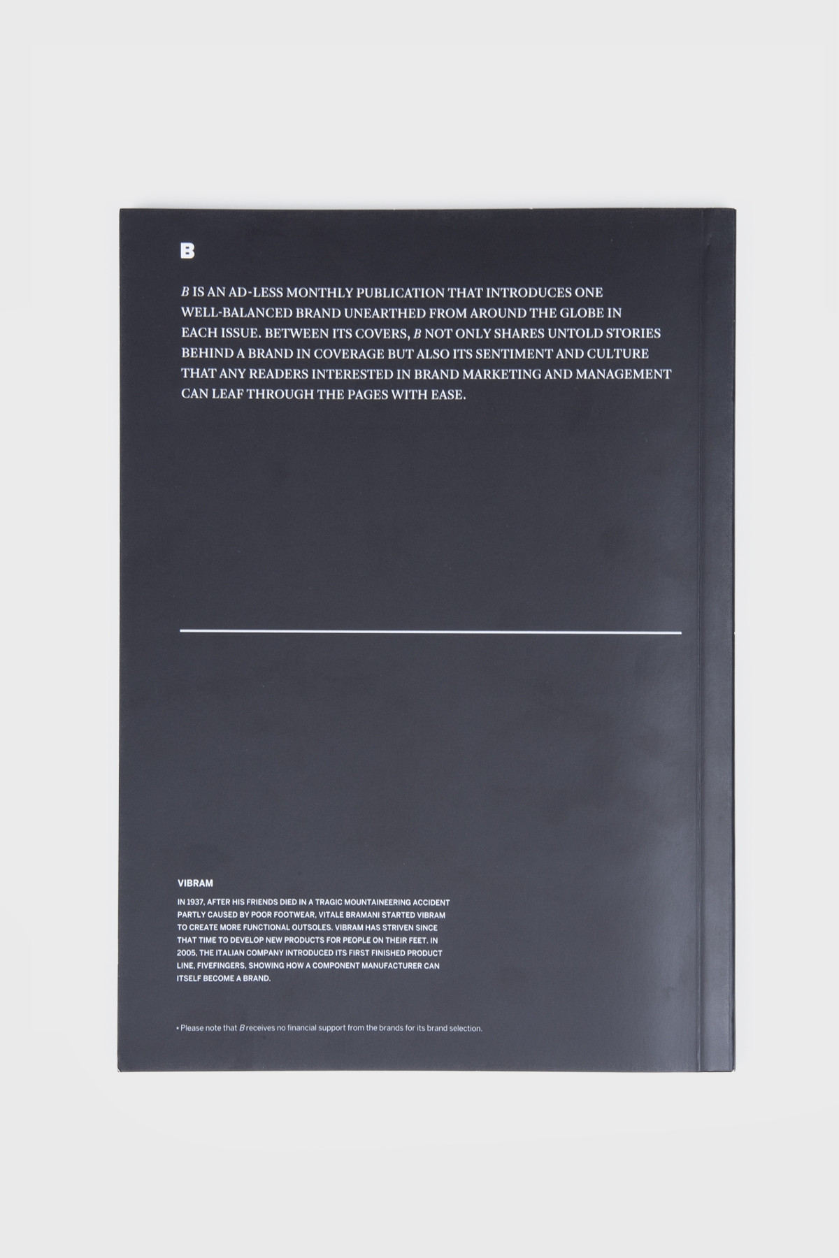 Magazine B - issue 22 - Vibram