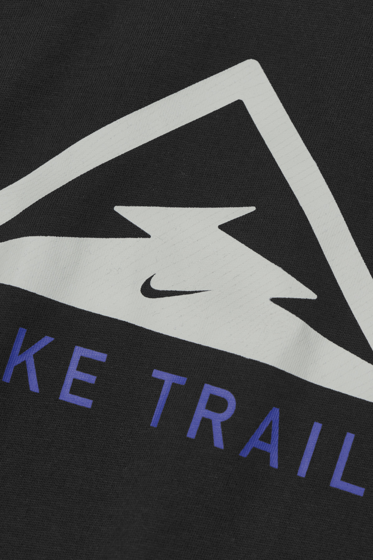 Nike - dry FIT tee trail - black pistache glacée
