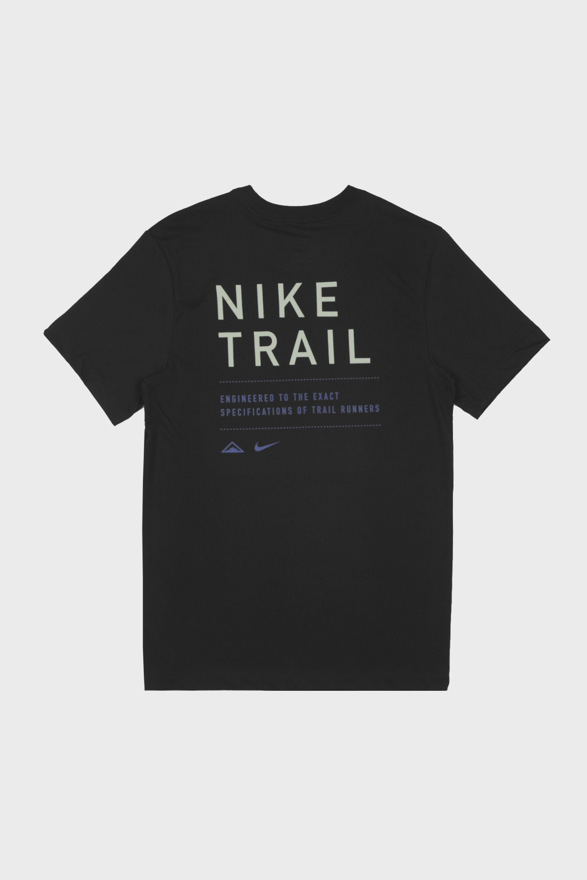 Nike - dry FIT tee trail - black pistache glacée