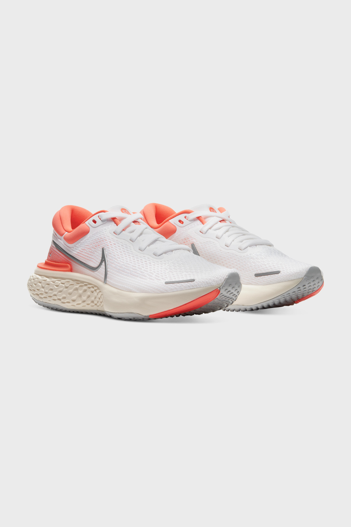 NIKE W - Nike ZoomX Invincible Run Flyknit - WHITE ORANGE