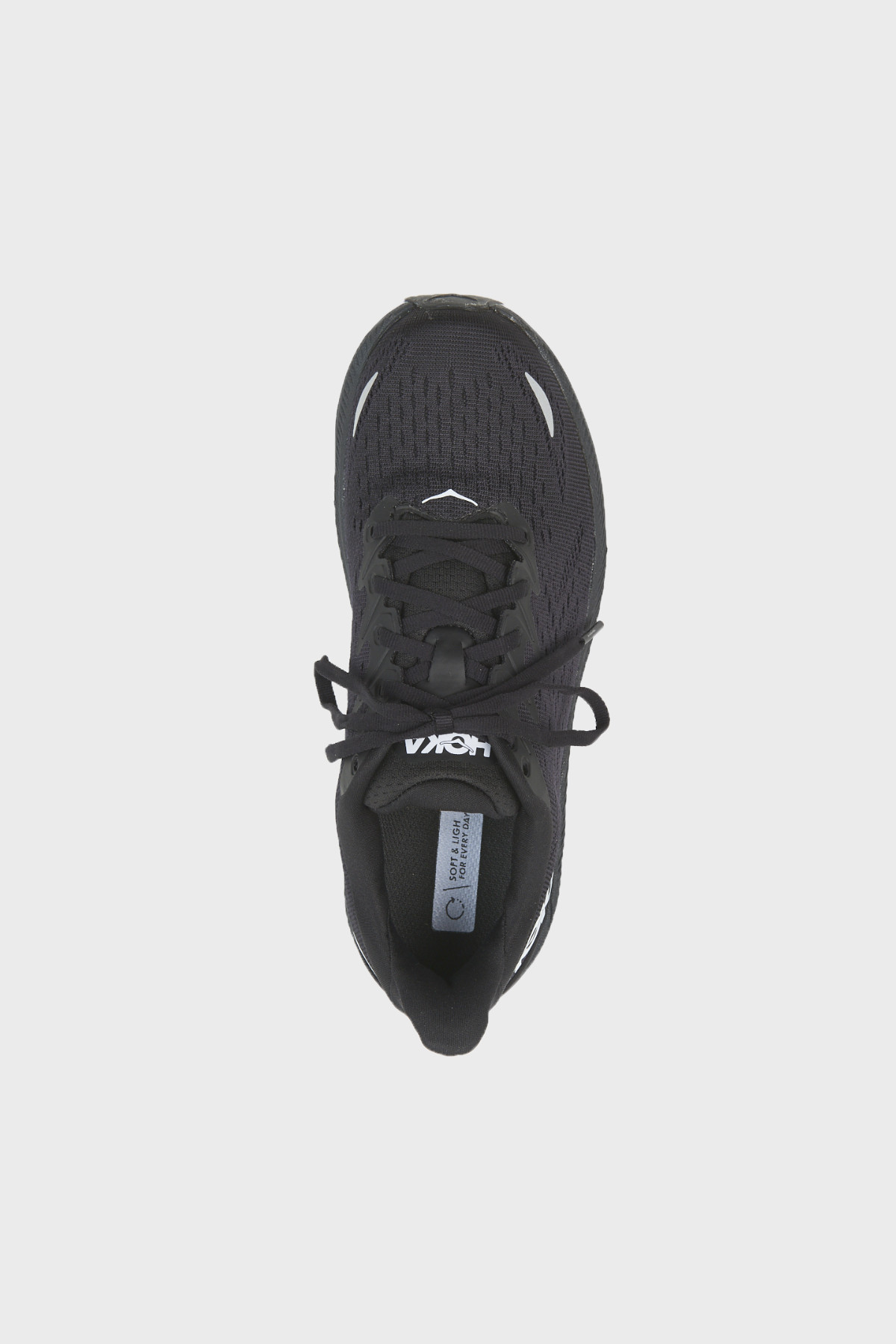 HOKA ONE ONE W - CLIFTON 8 - BLACK WHITE
