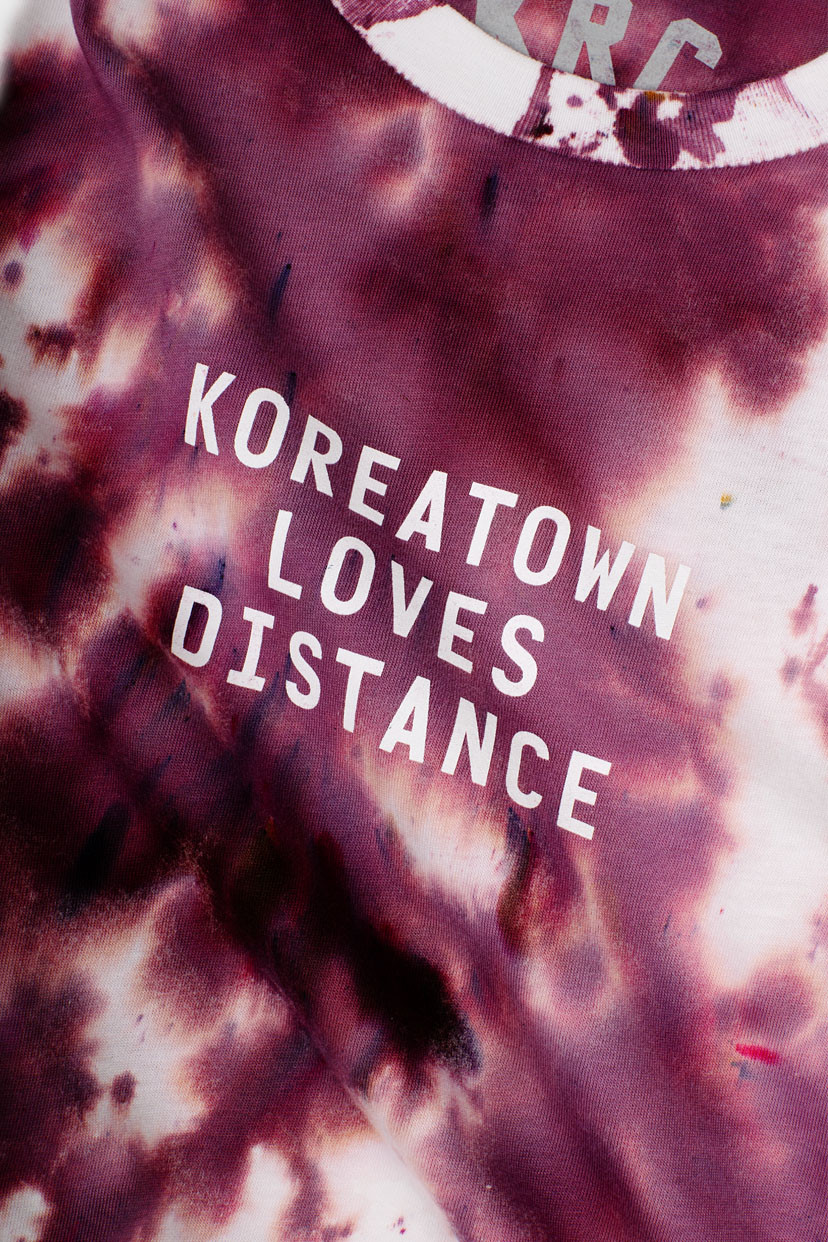 DISTANCE x KRC - LOves tee Tie dye Kit - White on White