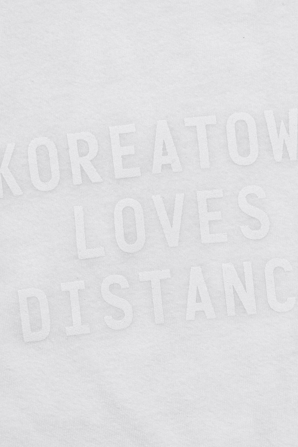 DISTANCE x KRC - LOves tee Tie dye Kit - White on White