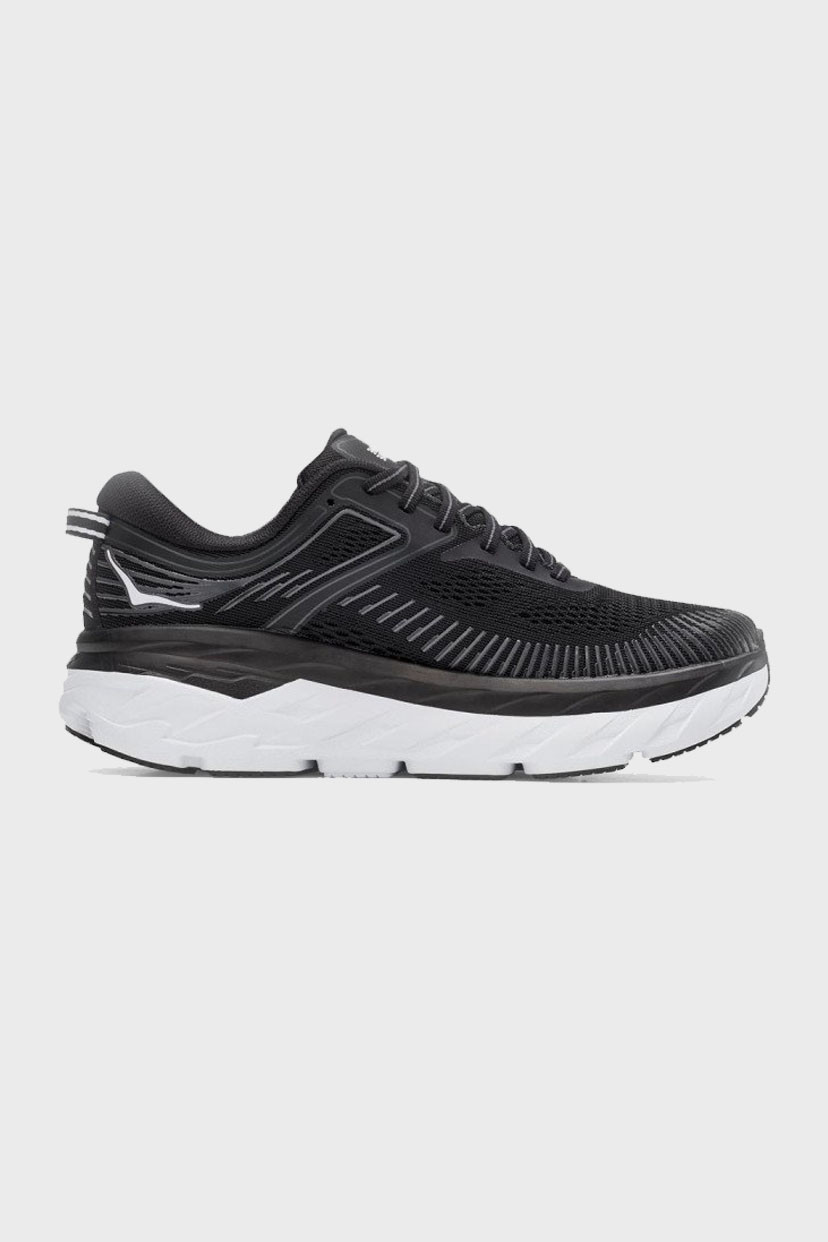 Hoka One One W - Bondi 7 - BLACK WHITE