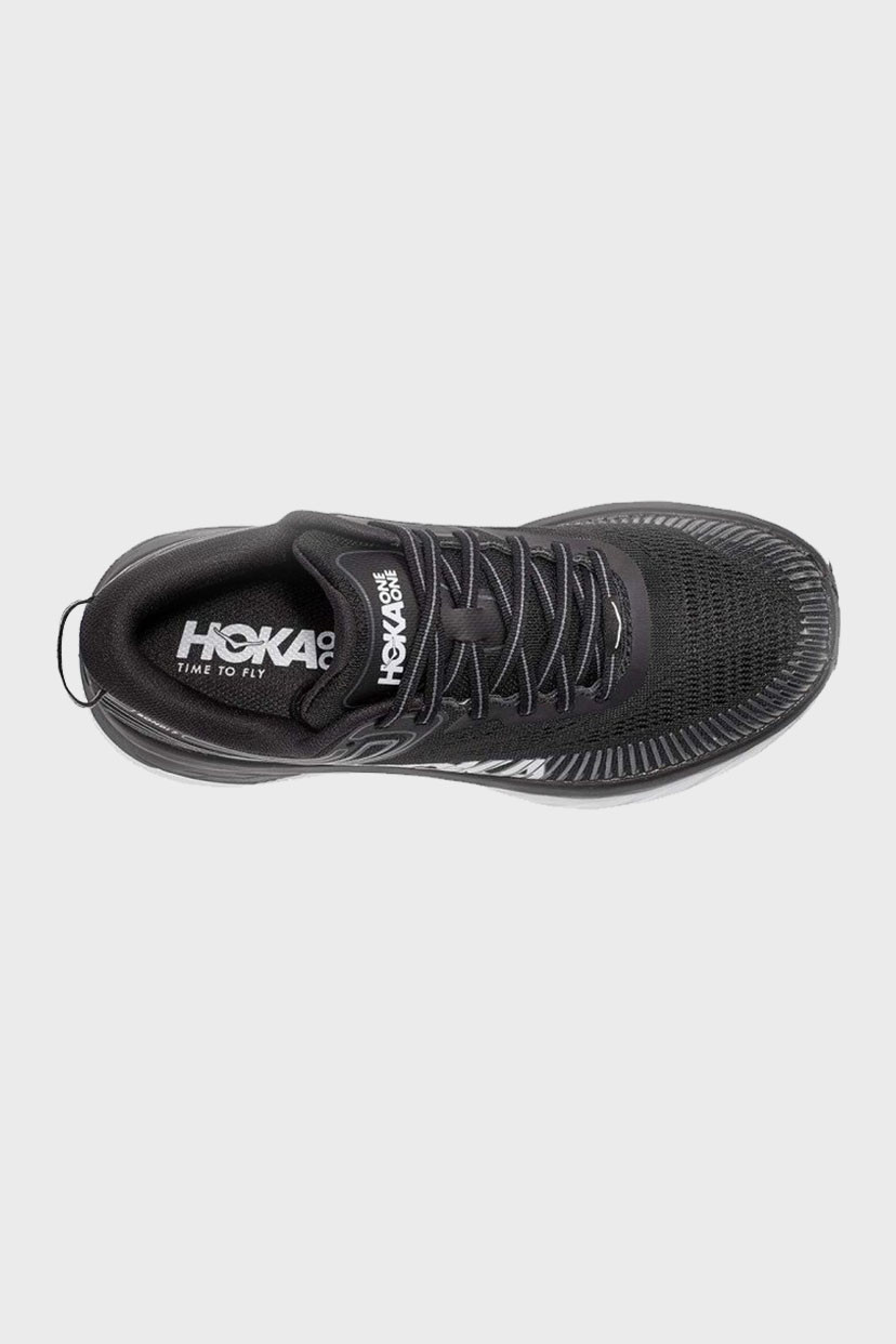Hoka One One W - Bondi 7 - BLACK WHITE