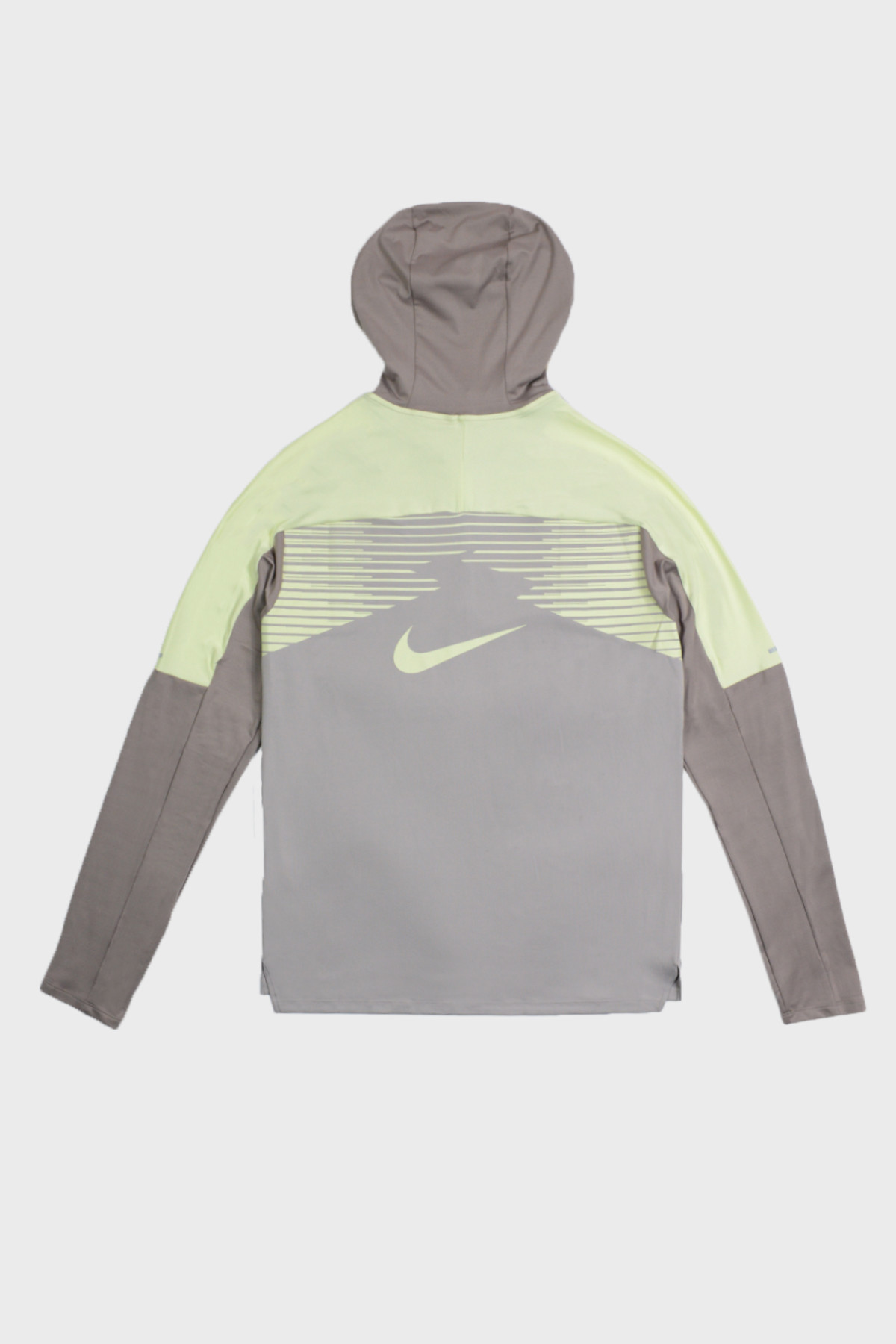 Nike TRAIL - Dri-FIT Trail Half-Zip - Grey Lemon