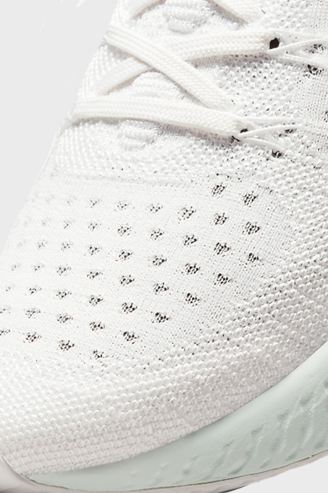 NIKE W - REACT INFINITY RUN FLYKNIT 2 - Platinum Pale Green Metallic Silver White