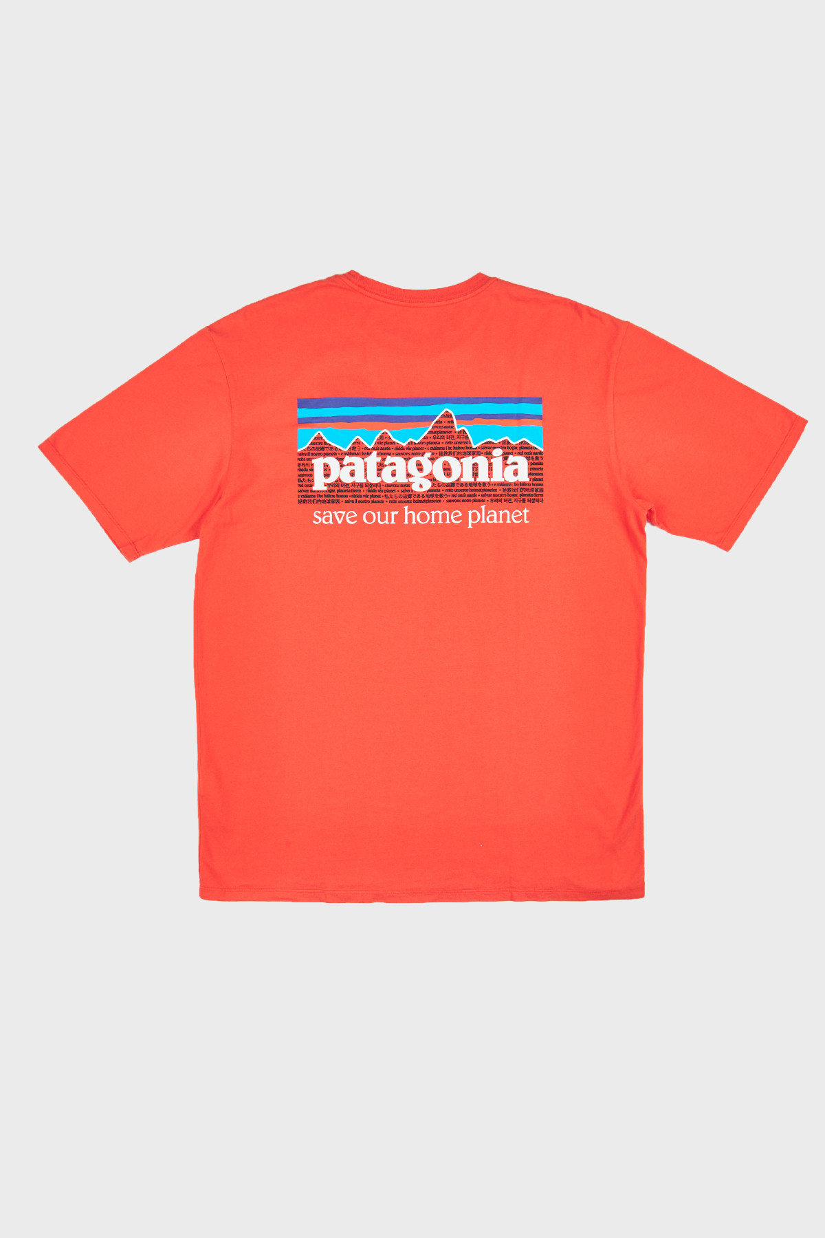 patagonia - P-6 logo Mission Organic Tee - METRIC ORANGE