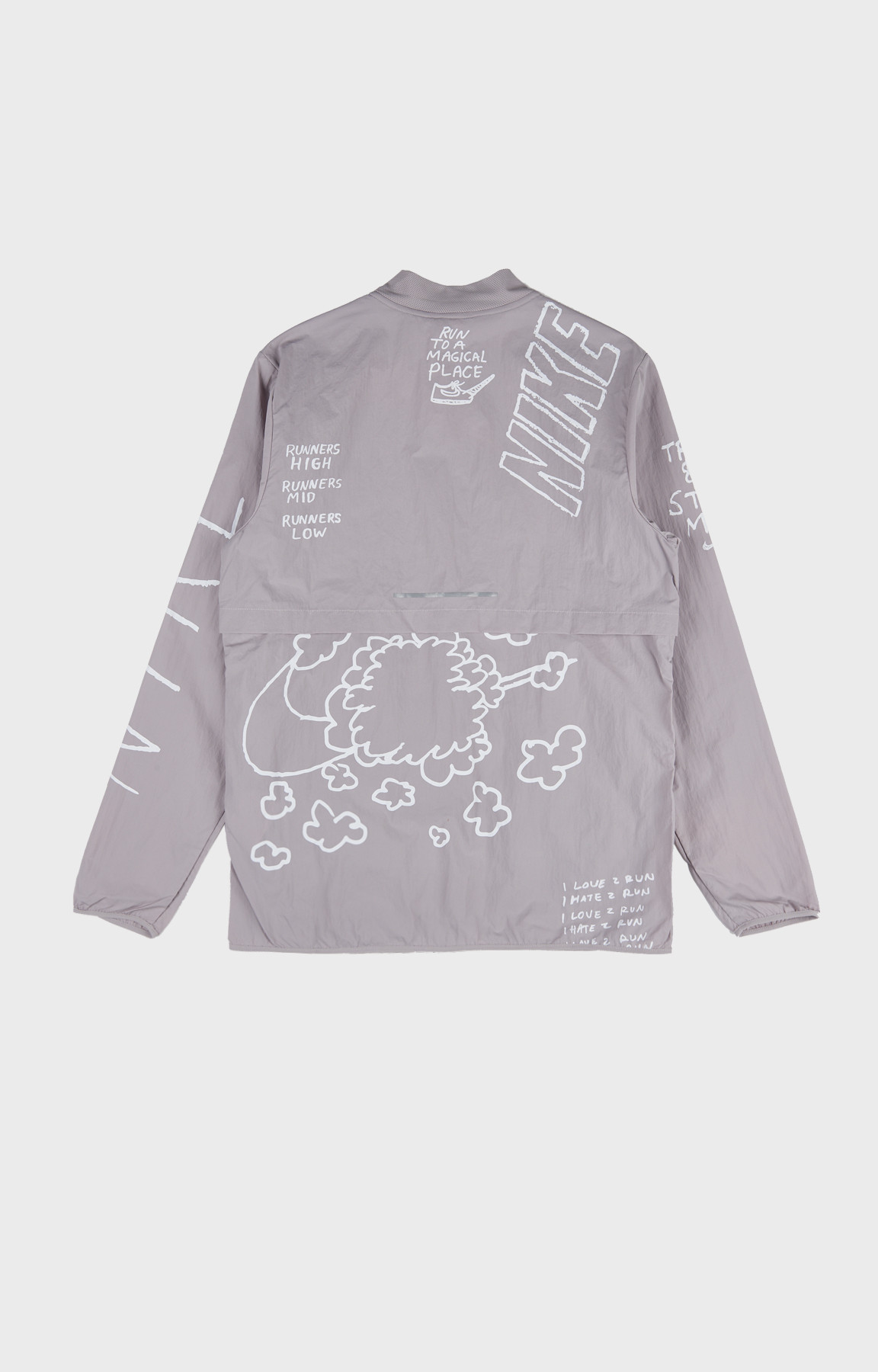 NIKE - A.I.R. Nathan Bell Running Jacket - College Grey