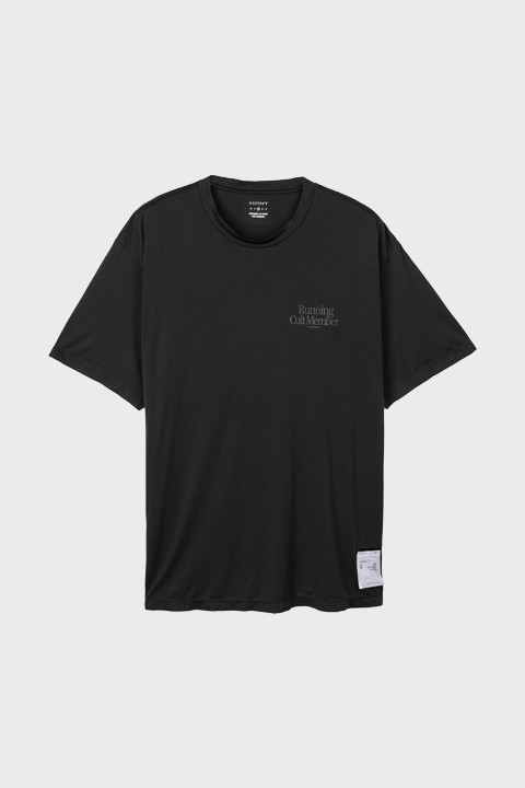 SATISFY - AURALITE T-SHIRT - BLACK
