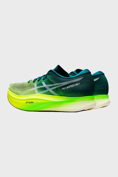 Asics - Metaspeed Sky + - Velvet Pine Safety Yellow