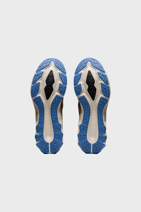 ASICS - NOVABLAST 2 - Clay Grey Shocking Orange