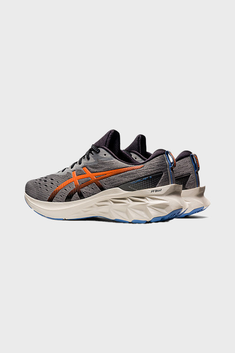 ASICS - NOVABLAST 2 - Clay Grey Shocking Orange