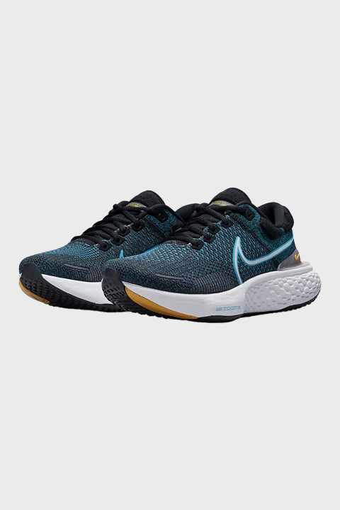 Nike - ZoomX Invincible Run Flyknit 2 - Black White Chlorine Blue
