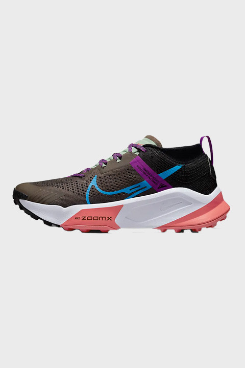 NIKE TRAIL - ZOOMX ZEGAMA TRAIL - IRONSTONE LASER BLUE BLACK
