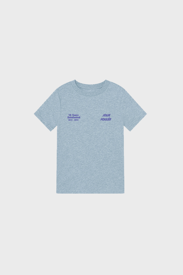 Jolie Foulée - 10 YEARS ANNIVERSARY TEE - HASH GREY