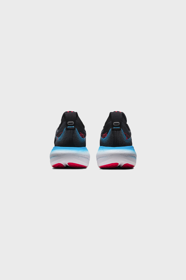 Asics - Gel Nimbus 25 - Black Midnight Electric Red