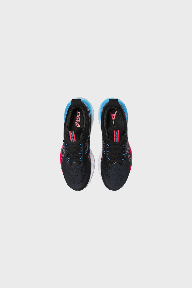 Asics - Gel Nimbus 25 - Black Midnight Electric Red